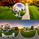 8K HDR Picturesque Suburban Avenue Background - 3DOcean Item for Sale