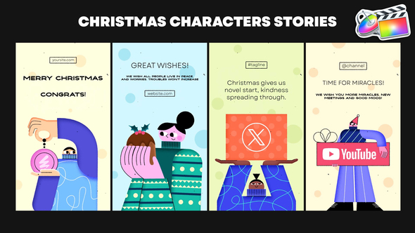 Christmas Characters Stories | FCPX alt