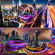 8K HDR Futuristic Metropolis Skyline Background - 3DOcean Item for Sale