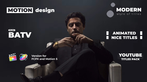 Modern Animated Titles | FCPX alt