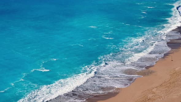 Beach Sand And Waves