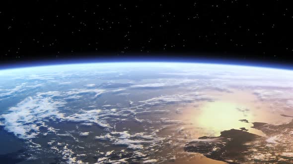 Flying Over The Earth