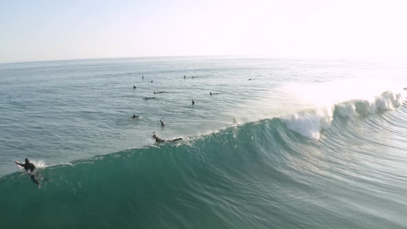 Epic Waves Surfers Summer Coastal Sunset Australia