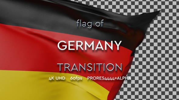 Flag of Germany Transition | UHD | 60fps