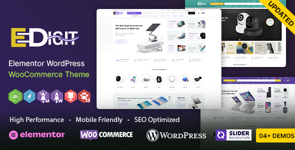 eDigit WP - Multi-purpose Elementor WooCommerce Theme