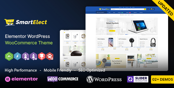 SmartElect WP - Electronics Elementor WooCommerce Theme