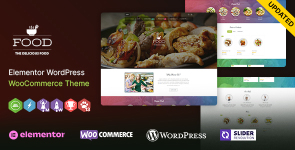 Food - A Delicious WordPress  Elementor Theme