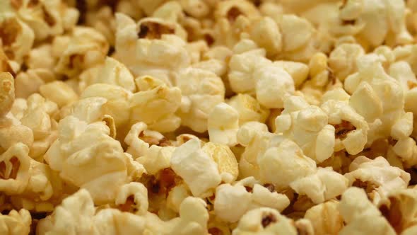 Golden Popcorn Moving Shot