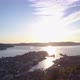 Bergen From Fjellveien Ascent And Reveal City - VideoHive Item for Sale