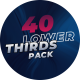 Lower Thirds Pack - VideoHive Item for Sale