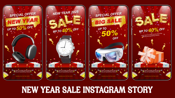 New Year Sale Instagram Story