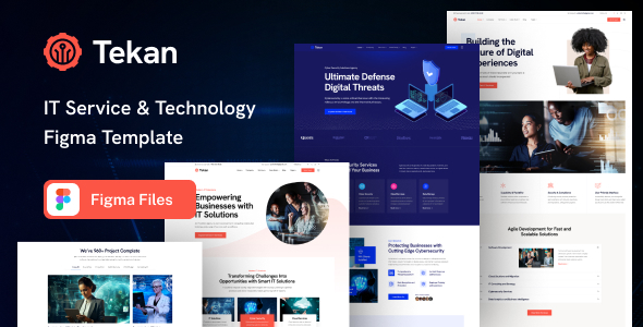 Tekan - Technology & IT Services Figma Template