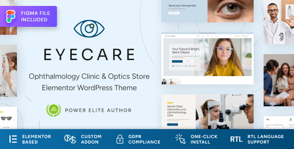 Eye Care - Eye Clinic & Family Optometrist WordPress Theme