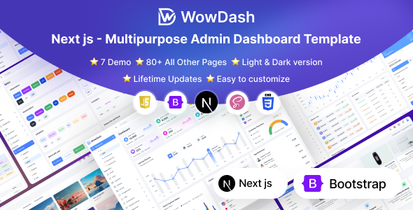 WowDash – Next JS – Admin Dashboard Template Multipurpose – 0 Sold!