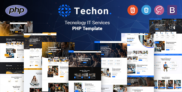 Techon - Technology IT Services PHP Template