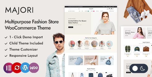 Majori – Minimal Fashion Store WordPress WooCommerce Theme – 0 Sold!