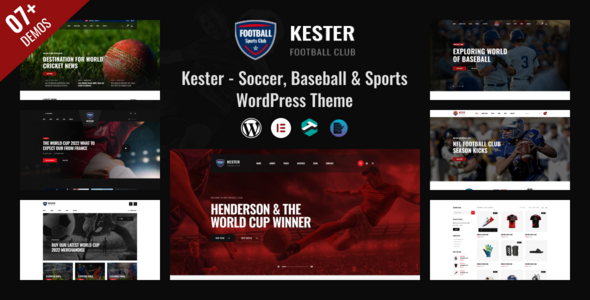 Kester - Soccer Club & Sports News WordPress Theme