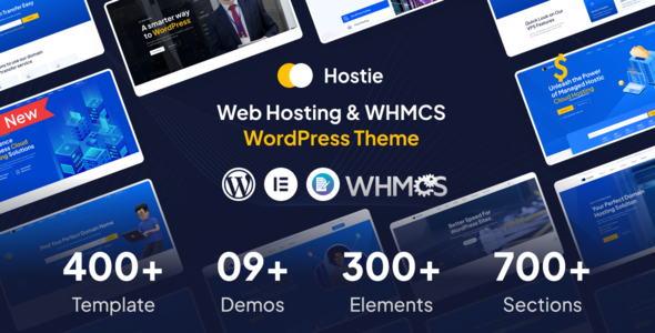 Hostie - Web Hosting & WHMCS WordPress Theme