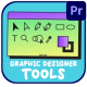 Graphic Designer Tools Icons And Titles for Premiere Pro - VideoHive Item for Sale