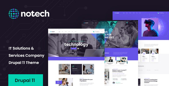 Notech - IT Solutions & Services Drupal 11 Theme