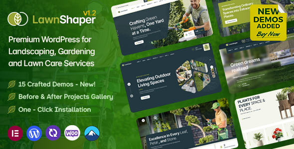 Lawnshaper - Gardening & Landscaping WordPress Theme