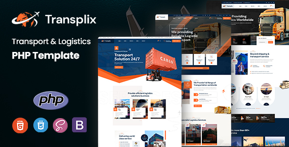 Transplix – Transport & Logistics PHP Template – 0 Sold!