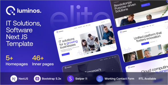 Luminos - IT Solutions & Technology NextJS Template