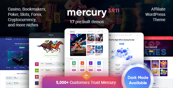 Mercury - Affiliate WordPress Theme