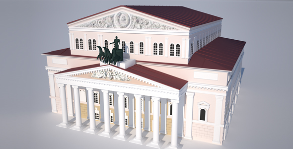 Bolshoi Theatre 3d Model