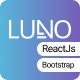 LUNO | ReactJs + Bootstrap Admin Dashboard Template with Multi-Domain Support - ThemeForest Item for Sale