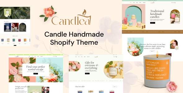 Candlea – Candle Handmade ShopifyTheme – 0 Sold!