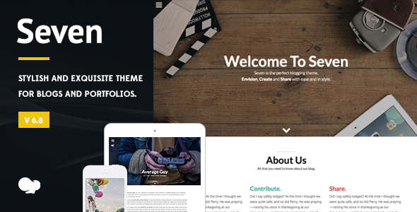 Seven - Stylish WordPress Theme