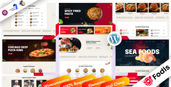 Fodis - Restaurant & Cafe WordPress Theme