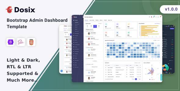 Dosix - Admin & Dashboard Template