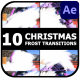 Christmas Frost Transitions | After Effects - VideoHive Item for Sale