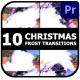 Christmas Frost Transitions | Premiere Pro MOGRT - VideoHive Item for Sale