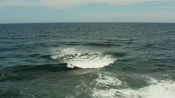 Surf Spot on the Island of Siargao Called Cloud 9