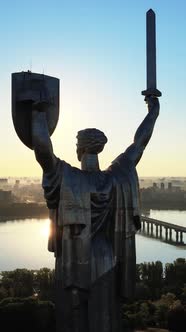 Motherland Monument in Kyiv Ukraine