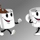 Coffee Mug Character Walk Cycle - VideoHive Item for Sale
