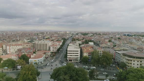 Konya City Aerial View 