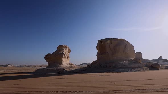 Unusual Figures In The White Desert, Bahariya