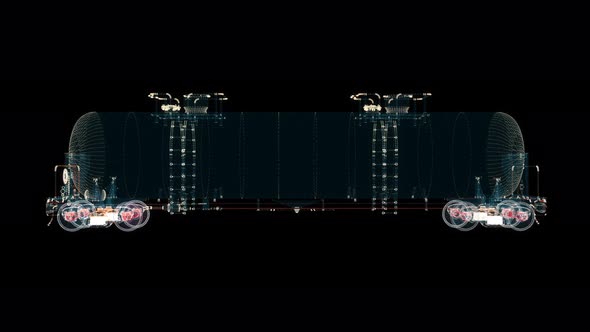 Rail Oil Tank Hologram