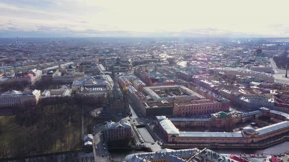 Saint-Petersburg. Drone. View from a height. City. Architecture. Russia 41