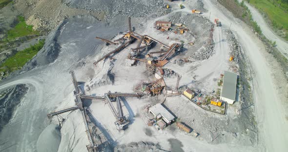 Conveyor Belts at the Quarry