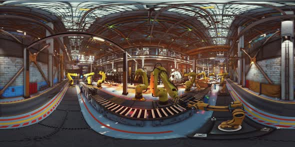 VR360 Machinery Factory with Production Line alt