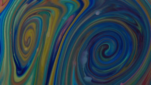 Abstract Colorful Paint Ink Diffusion Galactic Movement 18 alt