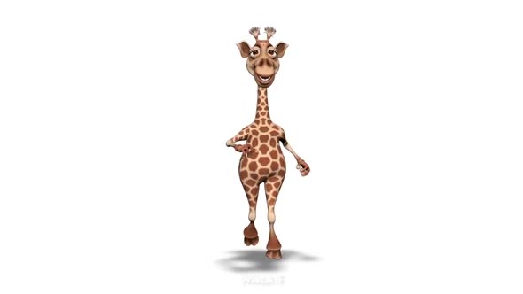 Giraffe 3D Character - Cartoon Kit (24 Pack)