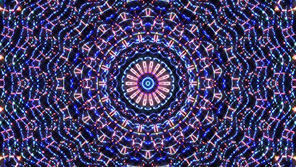 Abstract Kaleidoscope pattern with full colors. Magic mandala