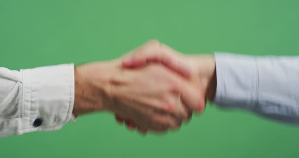 Men shaking hands