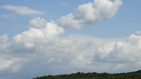 Dramatic scene of clouds time lapse alt
